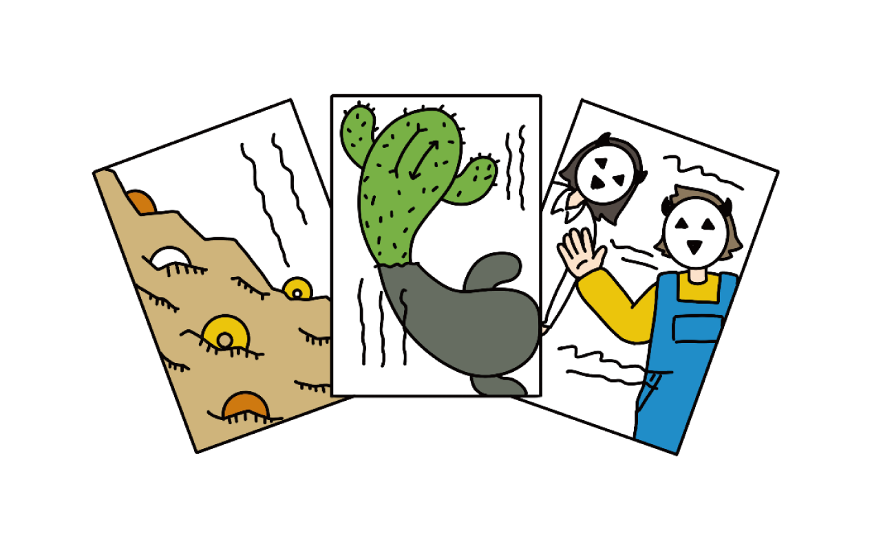 「認知症世界」の絵葉書12枚セット